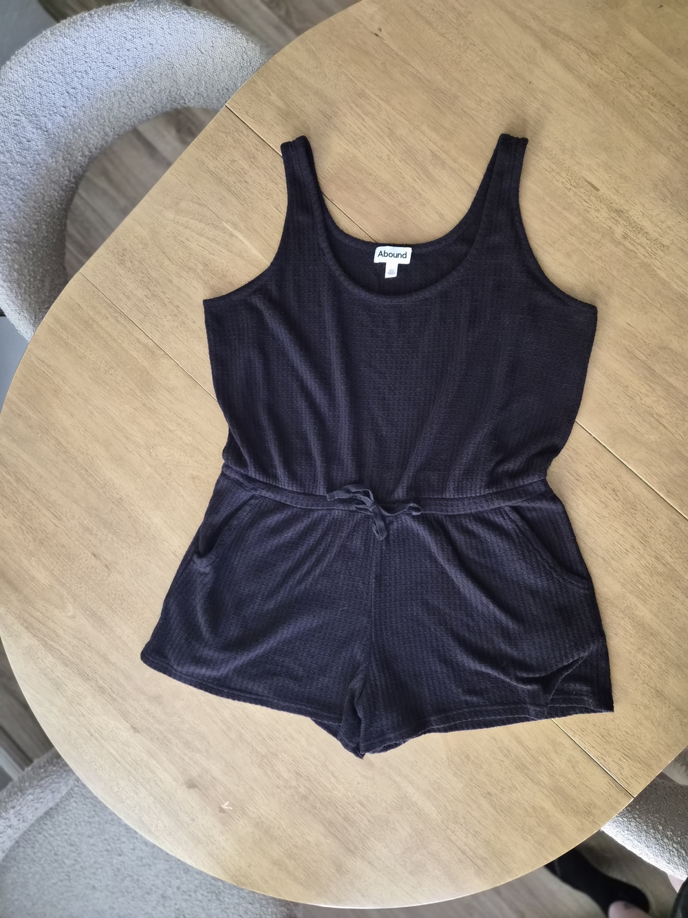 Abound Tank Romper with Drawstring Waist